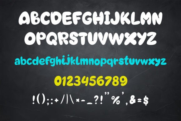 Bubbloo Font - Preview 4