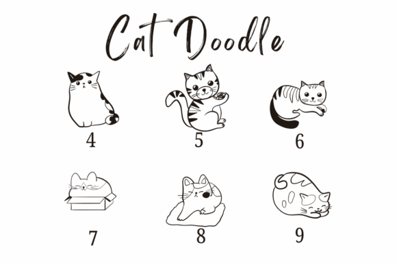 Cat Doodle Font - Preview 3
