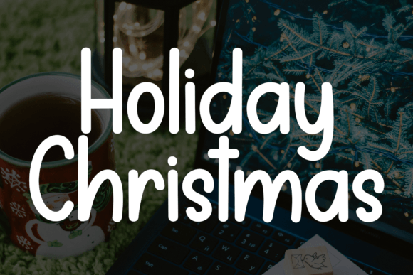 Christmas Notebook Font PNG with transparent background - Preview 6