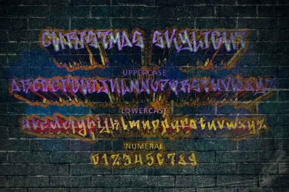 Christmas Skylight Font - Preview 6
