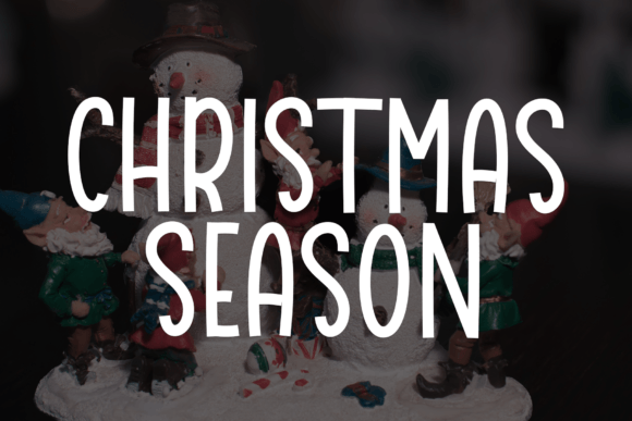 Christmas Snowman Font - Preview 6