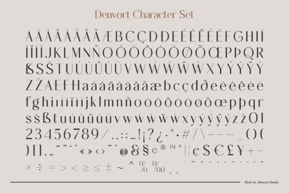 Denvort Font - Preview 4