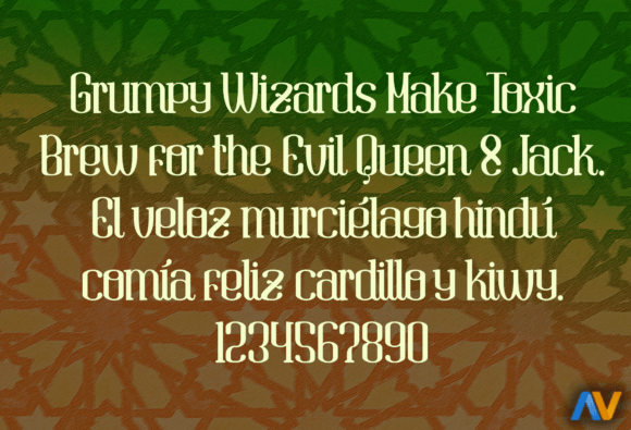 Gandula Font - Preview 1