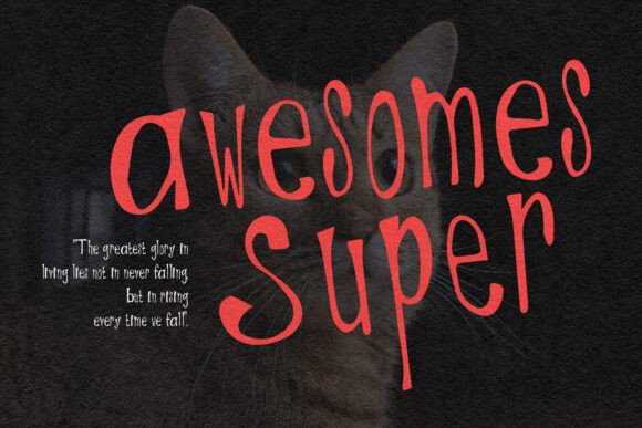 Hiello Moncahus Font PNG with transparent background - Preview 4