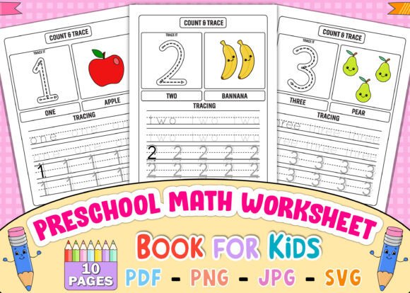 Kindergarten Math Workbook for Preschool