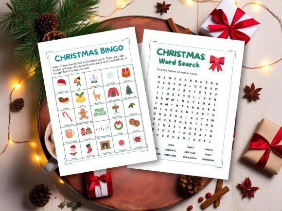 100-page Christmas Activity Book | Kids