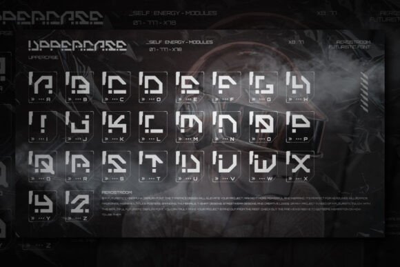 Aerostroom Font - Preview 3