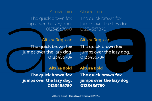 Altura Font - Preview 1