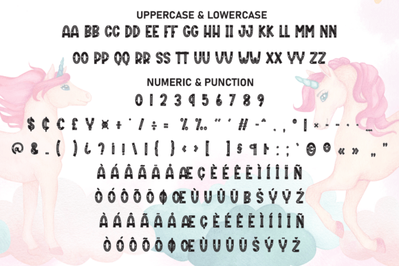 Baby Unicorn Font - Preview 6