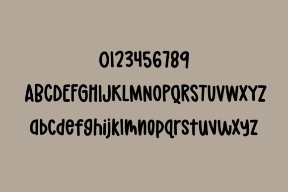 Barley Syrup Font PNG with transparent background - Preview 1