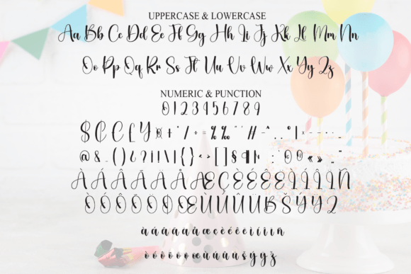 Birthday Font - Preview 6