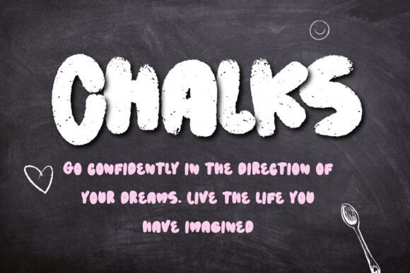 Chalcker Font - Preview 1