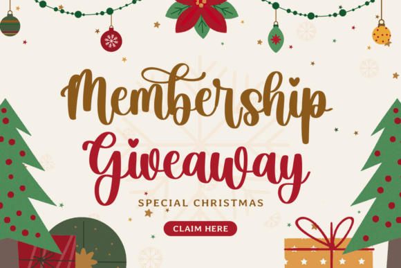 Christmas Ambience Font PNG with transparent background - Preview 2