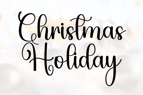 Christmas Vacation Font - Preview 6