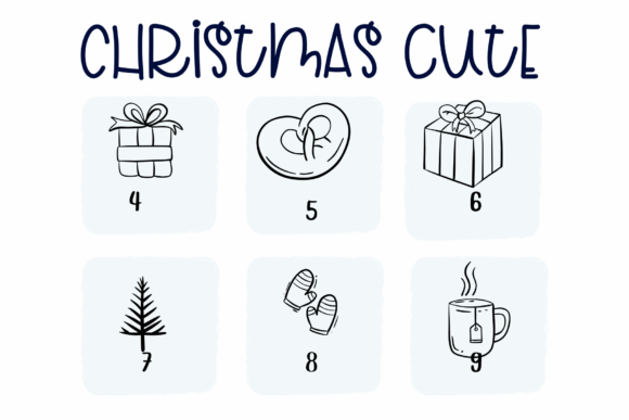 Christmas Cute Font - Preview 3