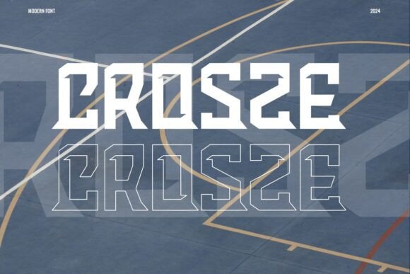 Crosze Font PNG with transparent background - Preview 5