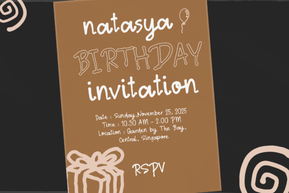 Days Wishes Font PNG with transparent background - Preview 3