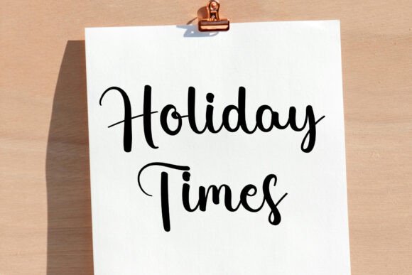 December Histories Font - Preview 2