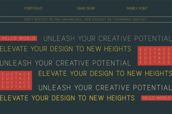 Eustace Font - Preview 1