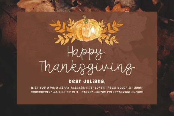 Fox Maple Font PNG with transparent background - Preview 2