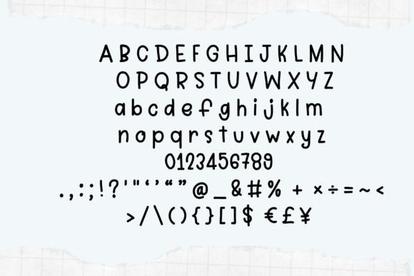 Highlighter Font PNG with transparent background - Preview 1