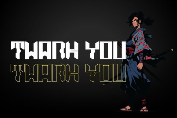 Mechadroid Font PNG with transparent background - Preview 4