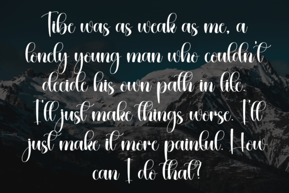 Misterial Font font preview - 5