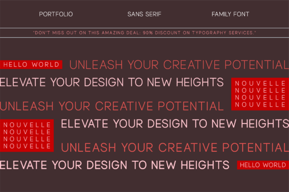 Nouvelle Font PNG with transparent background - Preview 1