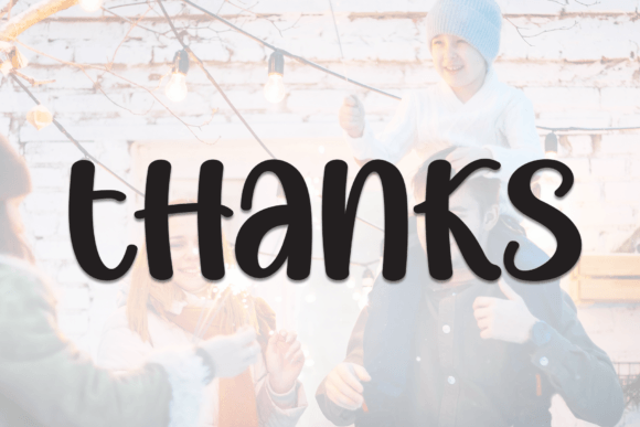 Party Winter Font PNG with transparent background - Preview 6