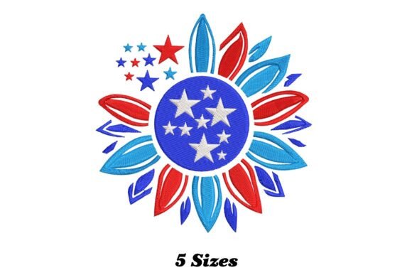 Patriotic Sunflower