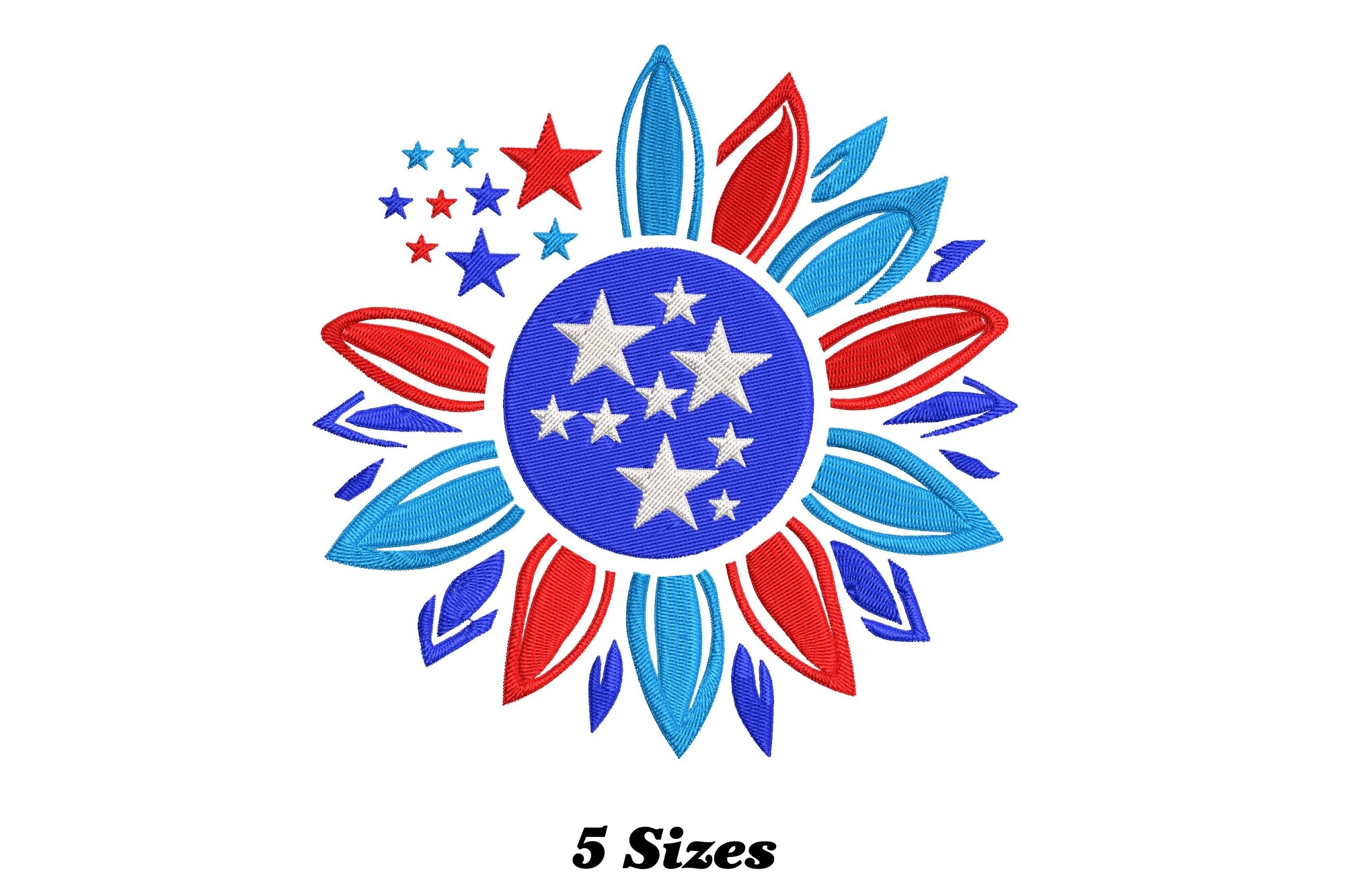 Patriotic Sunflower