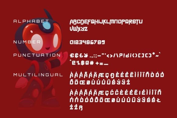 Revoinex Font PNG with transparent background - Preview 1