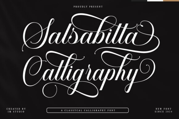 Salsabilla Calligraphy Font by IM Studio preview