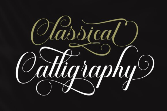 Salsabilla Calligraphy Font PNG with transparent background - Preview 6