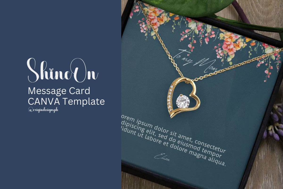 ShineOn Message Card Template