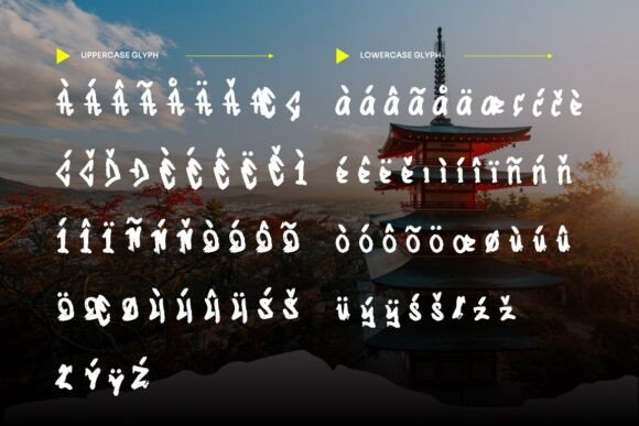 Shokuge Font PNG with transparent background - Preview 2