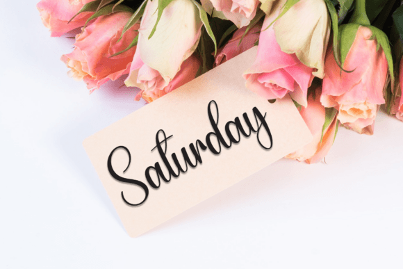 Simple Magnolia Font PNG with transparent background - Preview 4