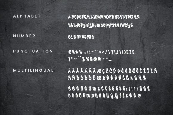 Skuctre Font PNG with transparent background - Preview 1