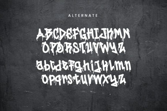 Skuctre Font PNG with transparent background - Preview 2