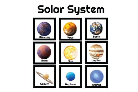 Solar System Planet Flashcards