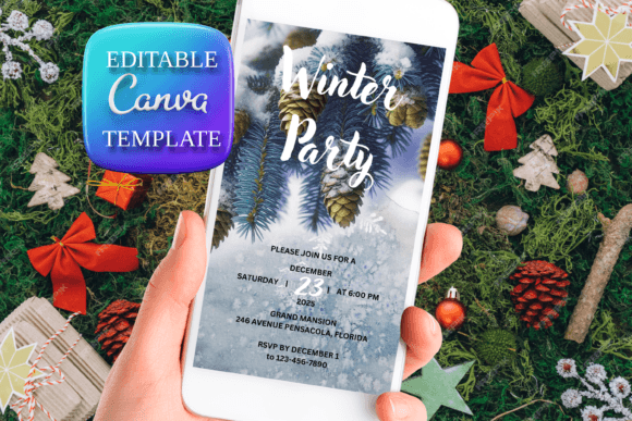Winter Party Electronic Invite