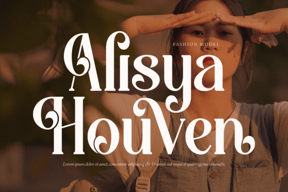 Aslin Alodian Font PNG with transparent background - Preview 1