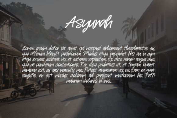 Asyurah Font - Preview 2