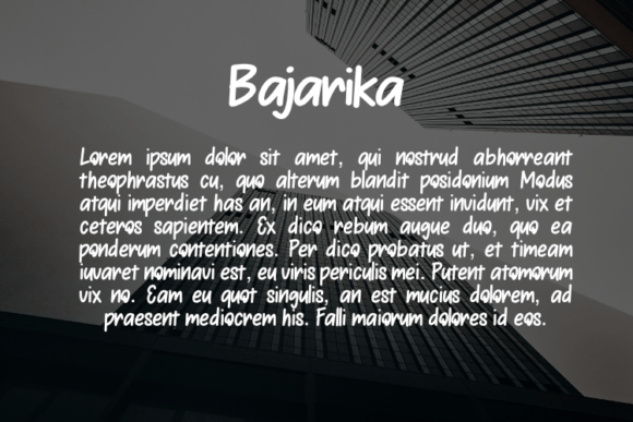 Bajarika Font - Preview 2