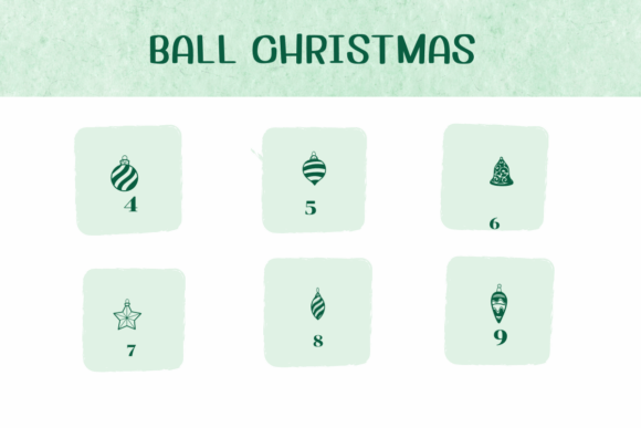 Ball Christmas Font - Preview 3
