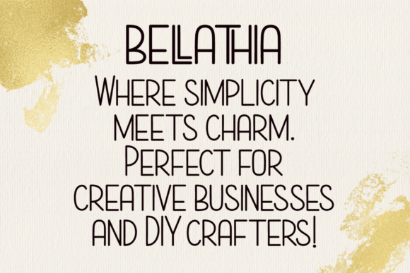 Bellathia Font - Preview 5