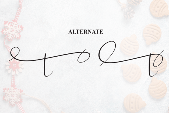 Biscuit Christmas Font - Preview 6