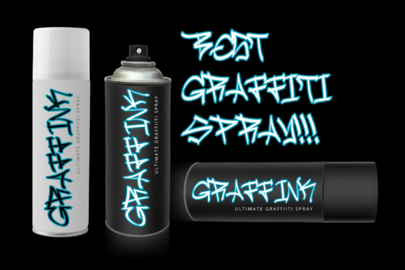 Blacked Street Font PNG with transparent background - Preview 2