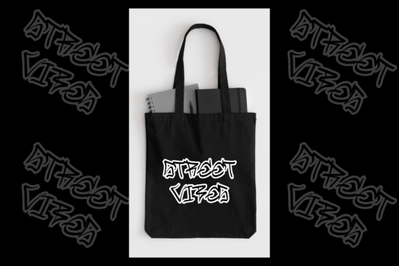 Blacked Street Font PNG with transparent background - Preview 4