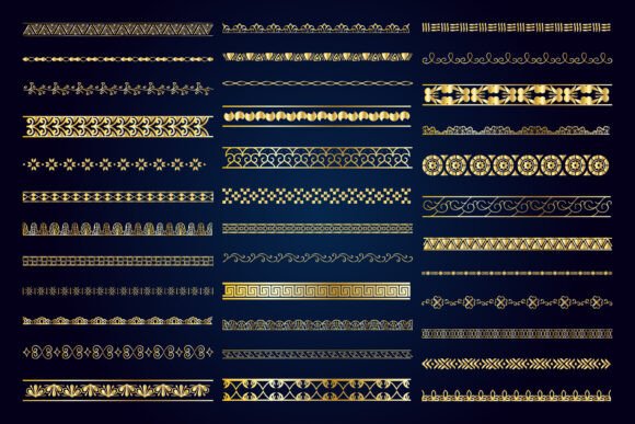 Border Decoration Elements Patterns